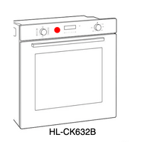 Panasonic Panasonic Oven Control panel Glass HL-CK632B HL-CK632BJPQ spare part