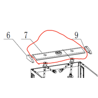 Fisher & Paykel Robin Hood and Fisher Paykel Super Tub Consol ST3782, (3) Holes Console Panel 5044X51 spare part