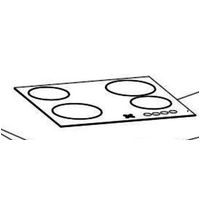 Robinhood Robinhood Cooktop Only Glass Ceramic GHEAB604FKG spare part
