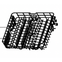 Robinhood Robinhood Inalto Dishwasher Upper Basket RHDW4345W RHDW4345X spare part