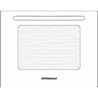 Robinhood Robinhood Oven Complete Door Including Handle OBP6010T56G spare part