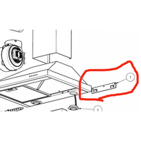 Robinhood Robinhood Rangehood Bracket Bottom RWC3CL9SS spare part
