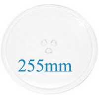 Bosch Samsung Bosch Sharp Panasonic Microwave Turntable Glass Plate Dish, 255MM Wide spare part