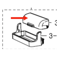 Samsung Samsung Fridge Top Shelf Cover SRS585HDIS, SRS600NLS, SRS626HNSS spare part
