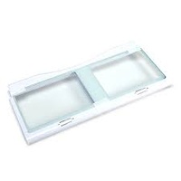 Samsung Samsung Fridge Vegetable Bin Cover Frame and Tempered Glass SRF639GDSS, RFG23DERS1/XSA, RFG23DESL1/XSA, SRF639GDSS spare part