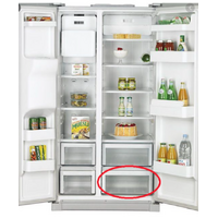 Samsung Samsung Fridge Veggie Bin Case 1ST From Low SRS584NLS, SRS589ENP spare part