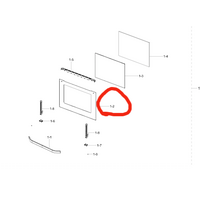 Samsung Samsung Oven Door Outer Glass 1. NV70K1340BS/SA spare part