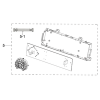 Samsung Samsung Washing Machine Control Module Upper WW85M74FNOR/SA spare part