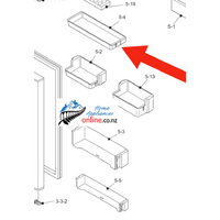 Sharp Sharp Fridge Egg Shelf Ot Upper Tray SJ-244S-SL spare part