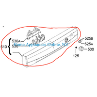 Simpson Simpson Control Panel White SSF6106W, SSF6105W Simpson Control Panel White SSF6106W, SSF6105W spare part