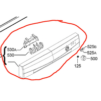 Simpson Simpson Dishwasher Control Panel SSF6106X 911519243 02 spare part