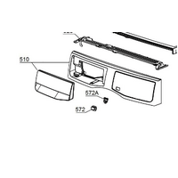 Simpson Simpson Washing Machine Control Panel SWF7025EQWA PNC: 914900776 00 spare part