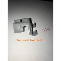 Simpson Simpson Westinghouse Dishwasher Lower Basket Clip 1st Rack Fold Down Left Side WSF6606X , *46132 spare part
