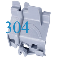 Simpson Simpson Westinghouse Dishwasher Lower Basket Clip Rack Fold Down Right Side Front WSF6606X ***1077 spare part