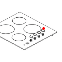 Smeg Smeg Cookto Knob Black K10, CLK12B spare part