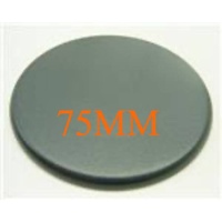 Smeg Smeg Cooktop Burner Cap, 75MM Cap Semi-Rapid Enamel Black spare part