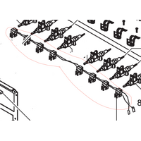 Smeg Smeg Cooktop Oven Ignition Switch Harness Assy A5-8, A5-81 spare part