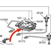 Smeg Smeg Cooktop Wok Burner Cup CSP9GMXA Special Order spare part