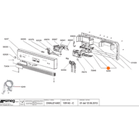 Smeg Smeg Dishwasher Power Controller Board Pcb Timer DWAU214XO spare part