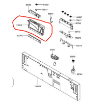 Smeg Smeg Dishwasher Upper Pcb Function Programmer DWAFI6315T spare part
