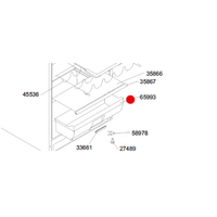 Smeg Smeg Fridge Veggie Bin FAB28 spare part