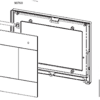 Smeg Smeg Oven Inner Door Glass DOA330X DOU330X SOA330X SOU330X spare part