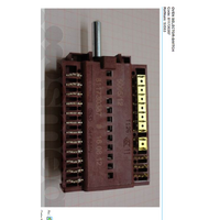 Smeg Smeg Oven Selector Switch Multi Function Switch for Oven SA708X, SA708X-5, 811730387 spare part