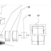Smeg Smeg Rangehood Motor Assembly Including Fan Blades and Case PUM60X, PUM90X Smeg Rangehood Motor Assembly Including Fan Blades and Case PUM60X, PUM90X spare part