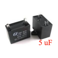 Universal Universal Capacitor 5UF 450VAC, CBB61, Double Spade Terminal spare part