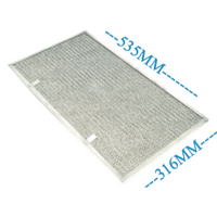 Westinghouse Westinghouse Rangehood Aluminium Filter RDN6S, RDN6S*12, RDN6W, RFC600, RFC600K, RFC600S, RFC600, RFC602, RFC602K, *02129 Westinghouse Rangehood spare part