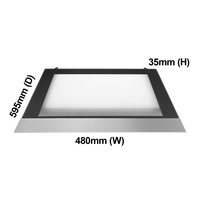 Simpson Westinghouse Simpson Chef Oven Outer Door Glass A04750901 spare part