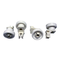 Dishlex Westinghouse Simpson Dishwasher Dishlex Upper Basket Wheel 100S, 250SD, 500E, Pack of 4 spare part