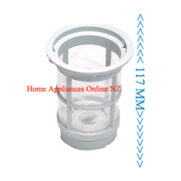 Simpson Westinghouse Simpson Dishwasher Filter Fine Mesh Central 52B972WE*00, Version 2 spare part