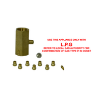 Electrolux Westinghouse Simpson Electrolux Cooktop Oven Conversion Kit Lpg Nozzle Jet, *00366 spare part