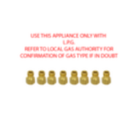 Electrolux Westinghouse Simpson Electrolux Cooktop Oven Conversion Kit Lpg Nozzle Jet, GHL16S 0609001350 spare part