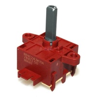Whirlpool Whirlpool Oven Selector Forno Left Side 11 Position AKZM775IX, Black Shaft spare part