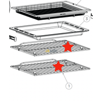 PN: 793667 WIRE GRID FOR OVEN FOR HAIER STOVE | HWO60S7MX4 HWO60S7MB4 HWO60S7EX4