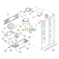 Fisher & Paykel PN: H0061800068 PCB POWER FOR F&P REFRIGERATOR | HSBS610IS RX611DUX1 spare part