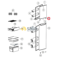 PN: HR05X00666 DOOR STOP FOR REFRIGERATORS FOR HAIER REFRIGERATOR | HRF360TW3