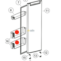PN: HR05X00990 MIDDLE/LOWER SHELF FOR HAIER REFRIGERATOR | HRF360TW3 HRF360TW2