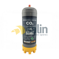 Universal 2.2 Litre PURE CO2 Disposable Gas Bottle | MIG 600034 spare part