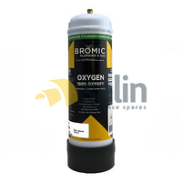 Universal 1 x 2.2 Litre PURE OXYGEN Bromic Disposable Gas Bottle | Oxy LPG Acet 1811322 spare part