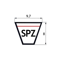 PIX SPZ1412 HIGH QUALITY PIX BRAND V BELT spare part