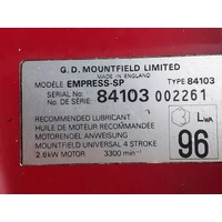 PIX MOUNTFIELD 16" EMPRESS LAWNMOWER DRIVE BELT MX955 MODELS 84103 84104 84105 84106 spare part