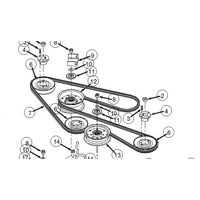 PIX FITS SCAG DECK CUTTER BELT A-483966 48 INCH DECK SVR48V-22FX spare part