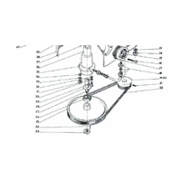 PIX REPLACEMENT CRYPTO PEERLESS CC14 POTATO PEELER POLY VEE DRIVE BELT PIX Q18133 spare part