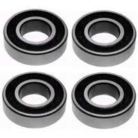 SKF 4X REPLACEMENT 6205-2RS SKF PULLEY BEARINGS LAWNMOWER ETC spare part