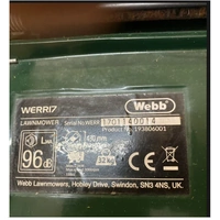 PIX FITS WEBB WERR17 LAWNMOWER DRIVE BELT PNC 193806001 PIX BRAND WE106 spare part