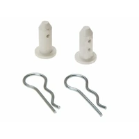 Universal FLYMO MOWERS HANDLE FIXING PIVOTS & CLIPS 5119568-00/3 spare part