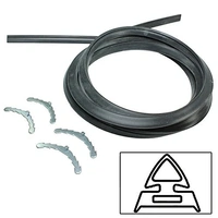 Universal 2M UNIVERSAL 4 SIDED RUBBER OVEN COOKER DOOR SEAL WITH ROUNDED CORNERS spare part